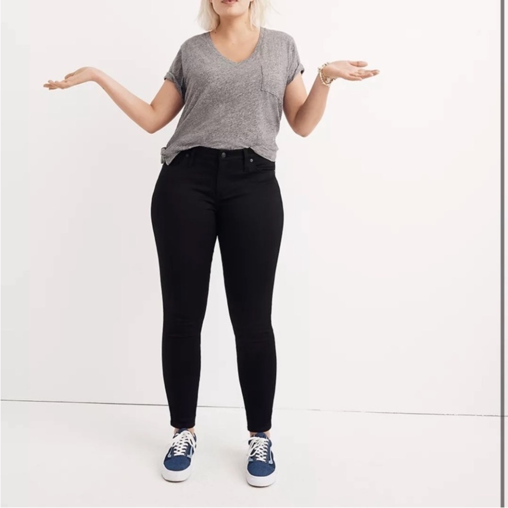 Madewell 8” skinny jeans in Carbondale wash